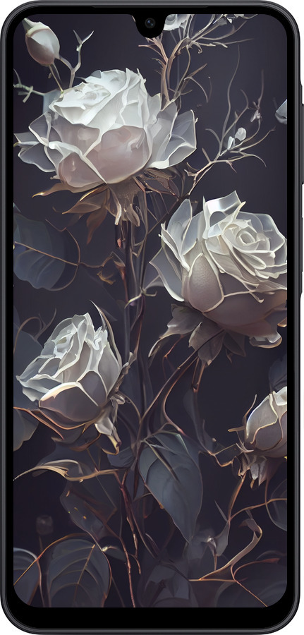 Силиконовый чехол Розы 2 для Samsung Galaxy A17 - 5550u-4060 изображение 