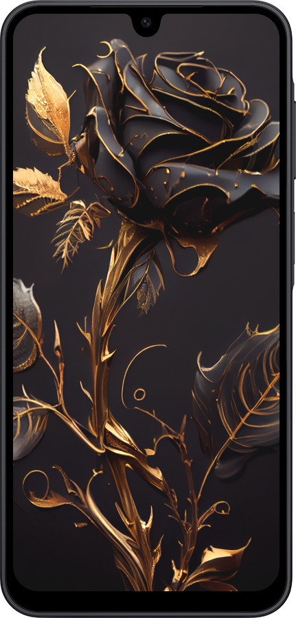 Силиконовый чехол Роза 3 для Samsung Galaxy A17 - 5552u-4060 изображение 