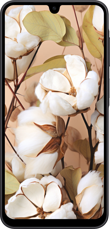 Силиконовый чехол Хлопок для Samsung Galaxy A17 - 5665u-4060 изображение 