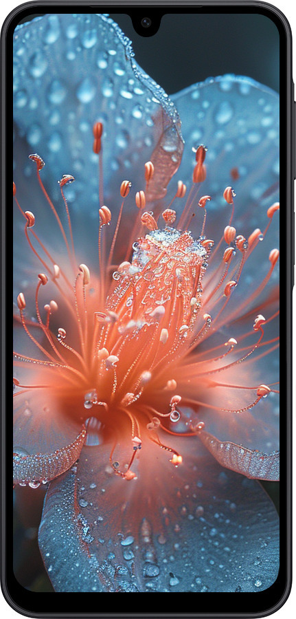 Силіконовий чехол Роса на квітці для Samsung Galaxy A17 - 6039u-4060 изображение 