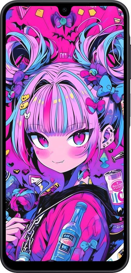 Силиконовый чехол Аниме милаха для Samsung Galaxy A17 - 6314u-4060 изображение 