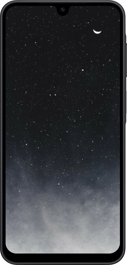 Силиконовый чехол Сині хмари, Синій місяць для Samsung Galaxy A17 - 6396u-4060 изображение 