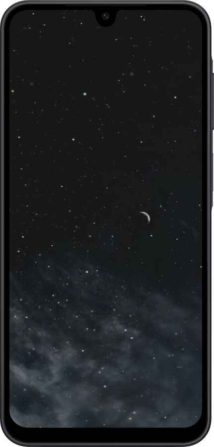 Силиконовый чехол Ночное небо для Samsung Galaxy A17 - 6451u-4060 изображение 