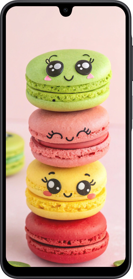 Силиконовый чехол Печенье для Samsung Galaxy A17 - 6693u-4060 изображение 