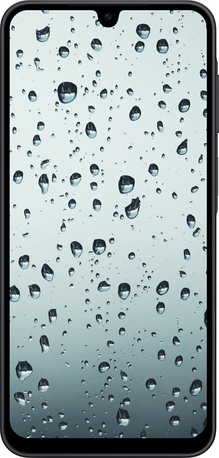 Силиконовый чехол Стекло в каплях для Samsung Galaxy A17 - 848u-4060 изображение 