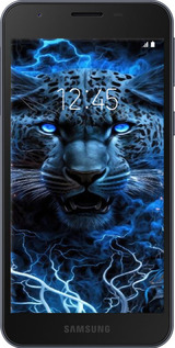 Силиконовый чехол Ледяной леопард для Samsung Galaxy A2 Core A260F - 6460u-1683 изображение 