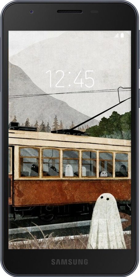 Силиконовый чехол Призрак 2 для Samsung Galaxy A2 Core A260F - 6247u-1683 изображение 