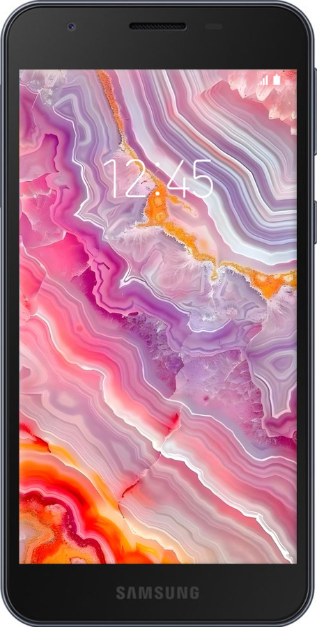 Силіконовий чехол Мрамор 2 для Samsung Galaxy A2 Core A260F - 6307u-1683 изображение 