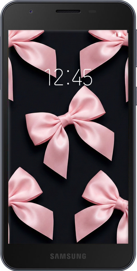 Силиконовый чехол Coquette Ribbons Dark Coquette для Samsung Galaxy A2 Core A260F - 6767u-1683 изображение 