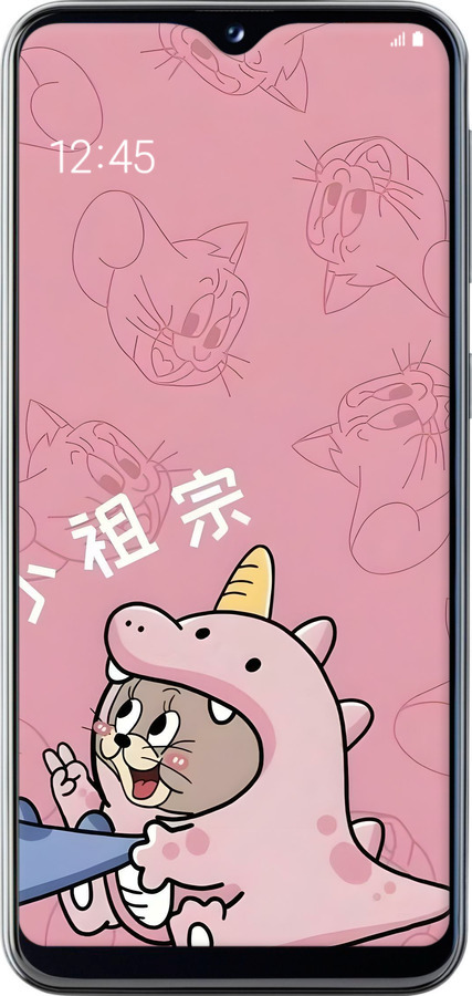 TPU чехол Том и джерри 2 для Samsung Galaxy A20e A202F - 6359b-1709 изображение 