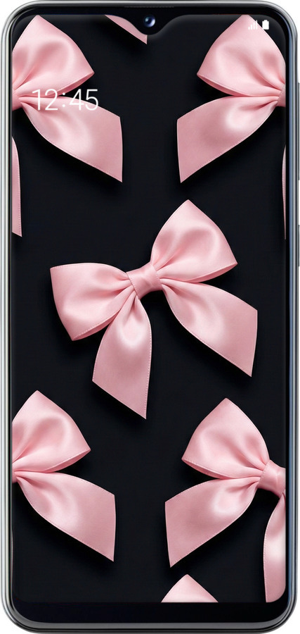 TPU чехол Coquette Ribbons Dark Coquette для Samsung Galaxy A20e A202F - 6767b-1709 изображение 