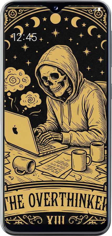 TPU чехол The Overthinker для Samsung Galaxy A20e A202F - 6774b-1709 изображение 