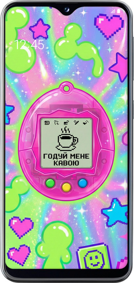 TPU чехол Y2K Aesthetic Retro Pet: Годуй мене кавою для Samsung Galaxy A20e A202F - 6784b-1709 изображение 