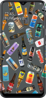 3D пластиковый матовый чехол Броварни для Samsung Galaxy A20e A202F - 5879m-1709 изображение 