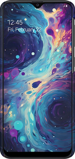 3D пластиковый матовый чехол Арт акварель для Samsung Galaxy A20e A202F - 6329m-1709 изображение 