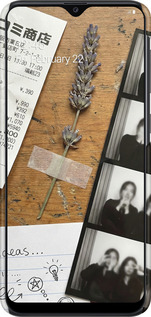 3D пластиковый матовый чехол Aesthetic Scrapbook Collage для Samsung Galaxy A20e A202F - 6773m-1709 изображение 