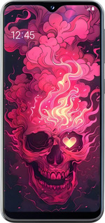 2D пластиковий чехол Череп арт для Samsung Galaxy A20e A202F - 6385t-1709 изображение 