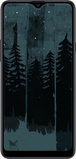 TPU чехол Лиса и ночной лес для Samsung Galaxy A20s A207F - 6481b-1775 изображение 