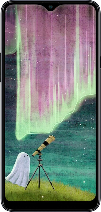 TPU чехол Привидение и звезды для Samsung Galaxy A20s A207F - 6443b-1775 изображение 