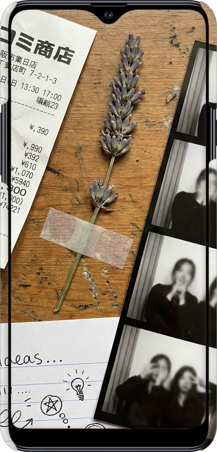 3D пластиковый матовый чехол Aesthetic Scrapbook Collage для Samsung Galaxy A20s A207F - 6773m-1775 изображение 