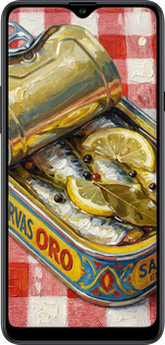 2D пластиковий чехол Vintage Sardine Tin Phone для Samsung Galaxy A20s A207F - 6772t-1775 изображение 