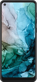 Силиконовый чехол С красочной абстрактной картиной Соленые берега для Samsung Galaxy A21 - 6405u-1841 изображение 