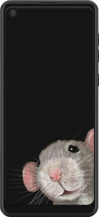 Силіконовий чехол The Peeking Rat для Samsung Galaxy A21 - 6442u-1841 изображение 