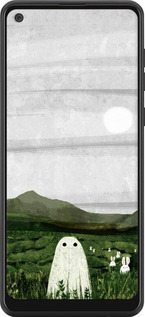 Силіконовий чехол Привид для Samsung Galaxy A21 - 6492u-1841 изображение 