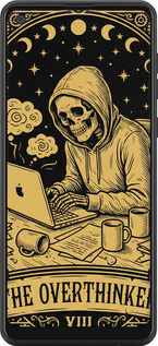 Силиконовый чехол The Overthinker для Samsung Galaxy A21 - 6774u-1841 изображение 