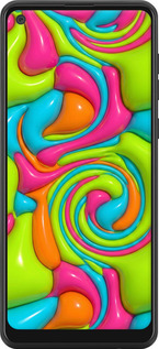 Силиконовый чехол Y2K Jelly Dream для Samsung Galaxy A21 - 6780u-1841 изображение 