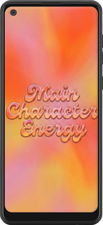 Силиконовый чехол Aura Gradient Main Character Energy Aesthetic Y2K для Samsung Galaxy A21 - 6783u-1841 изображение 