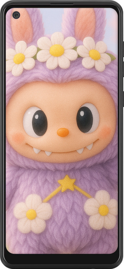 Силиконовый чехол Лабубу 1 для Samsung Galaxy A21 - 6709u-1841 изображение 