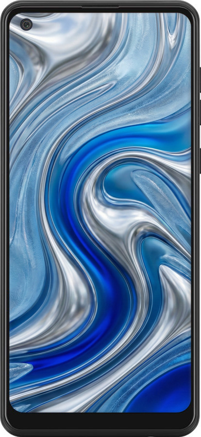 Силиконовый чехол Liquid Chrome для Samsung Galaxy A21 - 6781u-1841 изображение 