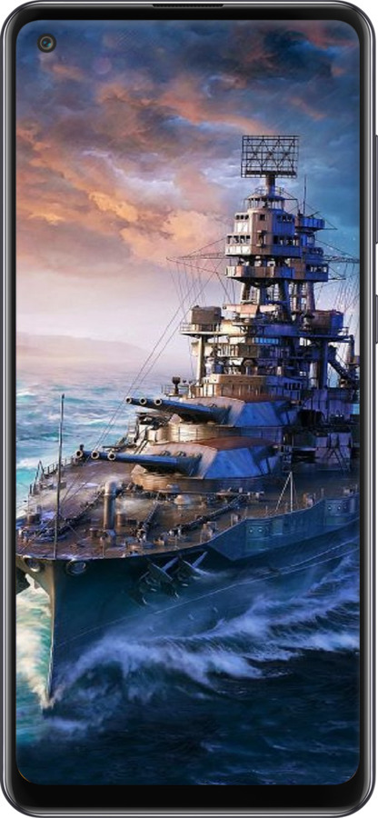 TPU чехол Военный корабль, world of tanks, wargaming для Samsung Galaxy A21s A217F - 6461b-1943 изображение 