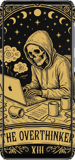 3D пластиковий матовий чехол The Overthinker для Samsung Galaxy A21s A217F - 6774m-1943 изображение 