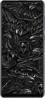 2D пластиковый чехол Воронья ярость для Samsung Galaxy A21s A217F - 6474t-1943 изображение 