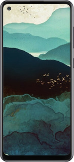 2D пластиковый чехол С изображением гор Индиго для Samsung Galaxy A21s A217F - 6484t-1943 изображение 