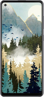 2D пластиковий чехол Із зображенням лісового пейзажу для Samsung Galaxy A21s A217F - 6548t-1943 изображение 