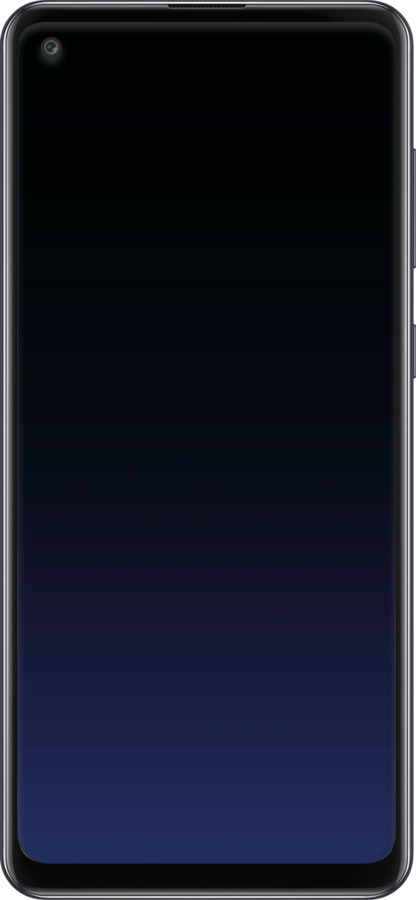 Силиконовый чехол Градиент в тёмно - синем стиле для Samsung Galaxy A21s A217F - 6542u-1943 изображение 