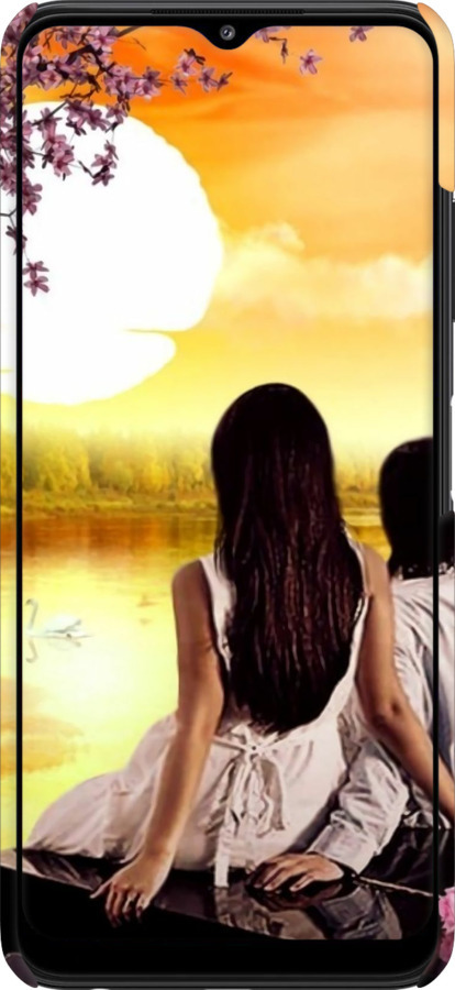 3D пластиковий матовий чехол Sunset для Samsung Galaxy A22 5G A226B - 6607m-2581 изображение 