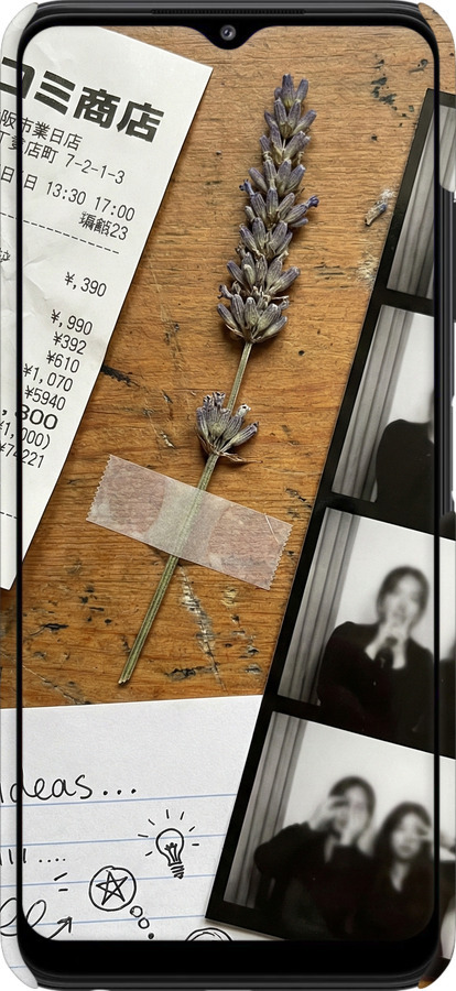 3D пластиковый матовый чехол Aesthetic Scrapbook Collage для Samsung Galaxy A22 5G A226B - 6773m-2581 изображение 