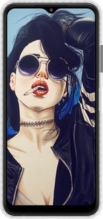Чохол Bumper чехол Дівчина на стилі для Samsung Galaxy A22 5G A226B - 4151pc-2581 изображение 
