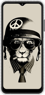 Чехол Bumper чехол tattoo soldier для Samsung Galaxy A22 5G A226B - 4165pc-2581 изображение 