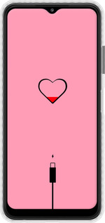 Чехол Bumper чехол Подзарядка сердца1 для Samsung Galaxy A22 5G A226B - 4275pc-2581 изображение 