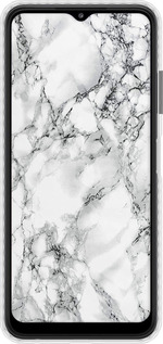 Чехол Bumper чехол Мрамор белый для Samsung Galaxy A22 5G A226B - 4480pc-2581 изображение 