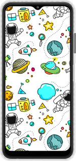 Чохол Bumper чехол Космос для Samsung Galaxy A22 5G A226B - 4735pc-2581 изображение 