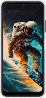 Чохол Bumper чехол Сноубордист для Samsung Galaxy A22 5G A226B - 5604pc-2581 изображение 