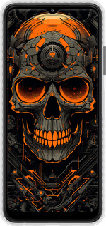 Чохол Bumper чехол Череп для Samsung Galaxy A22 5G A226B - 5952pc-2581 изображение 