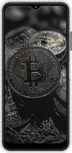 Чохол Bumper чехол Black Bitcoin для Samsung Galaxy A22 5G A226B - 6090pc-2581 изображение 
