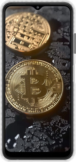Чохол Bumper чехол Вулканійчний Bitcoin для Samsung Galaxy A22 5G A226B - 6092pc-2581 изображение 